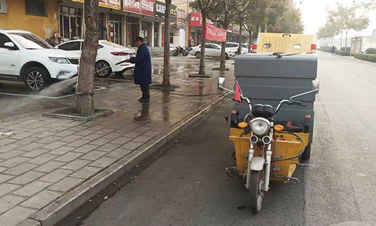 小型電動(dòng)高壓清洗車