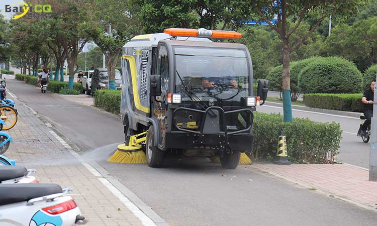 小型電動洗掃車