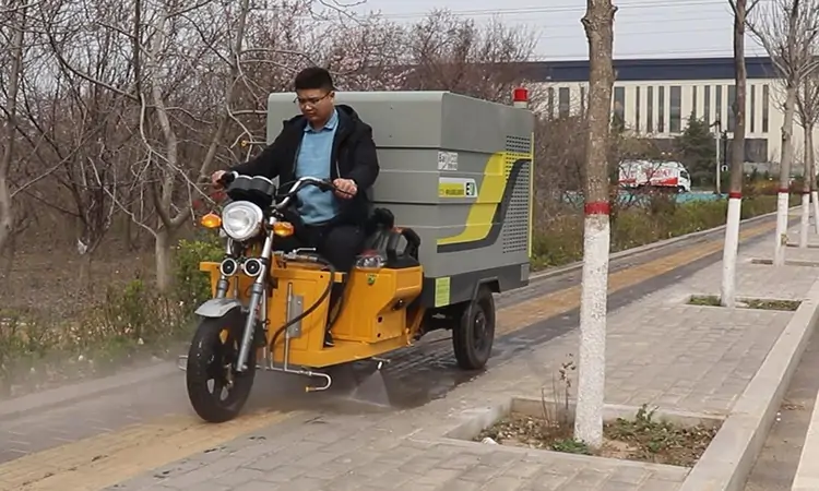 三輪電動高壓清洗車